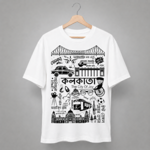 Home kolkata the city of joy : bengali printed tee