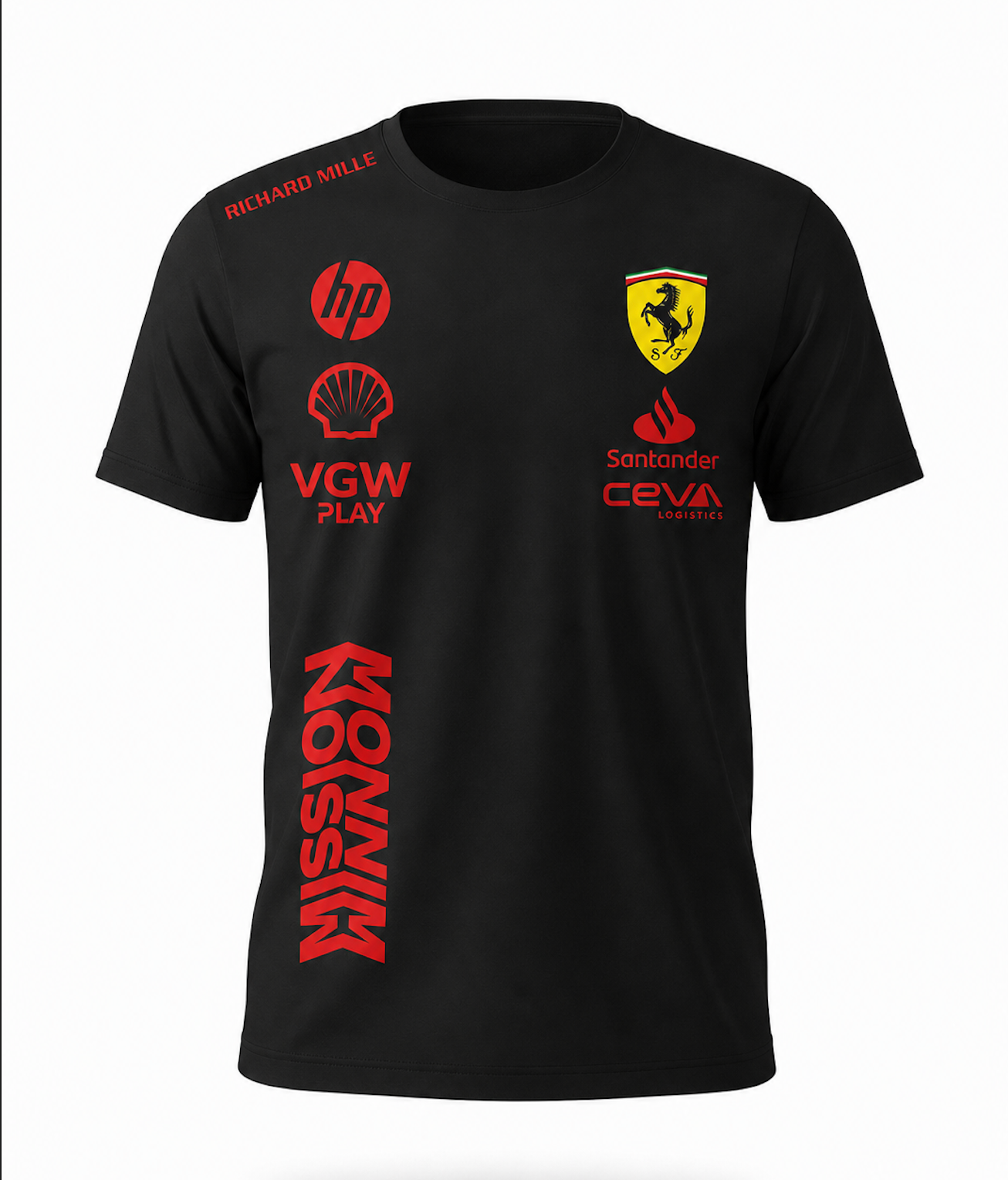 scuderia racing sponsor tee scuderia racing sponsor tee