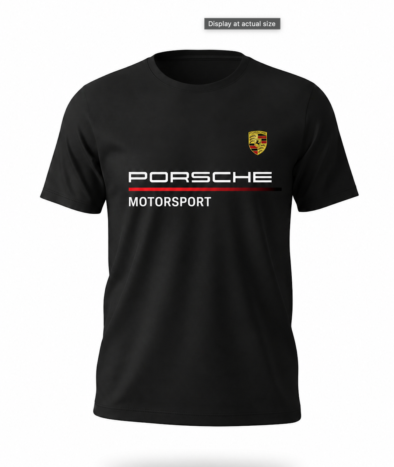 porsche motorsport black premium tee porsche motorsport black premium tee