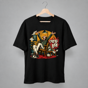 গোঁফ চুরি | Abol Tabol Inspired Bengali Graphic T-Shirt